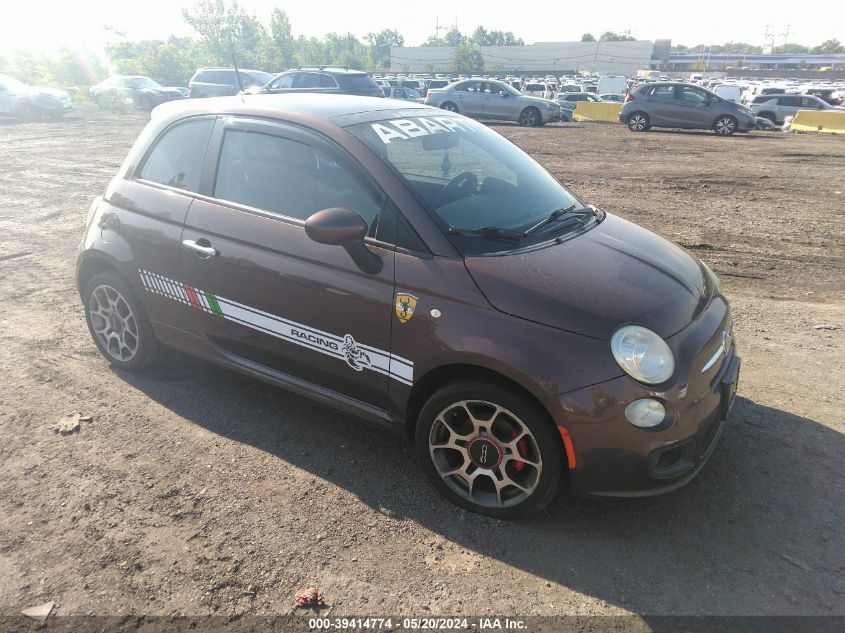 2012 Fiat 500 Sport VIN: 3C3CFFBRXCT128509 Lot: 39414774