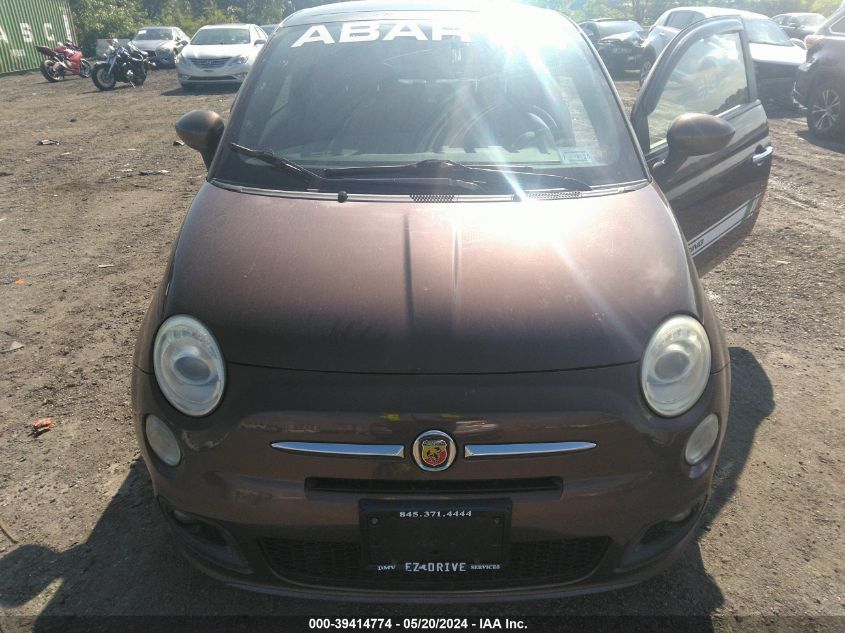 2012 Fiat 500 Sport VIN: 3C3CFFBRXCT128509 Lot: 39414774