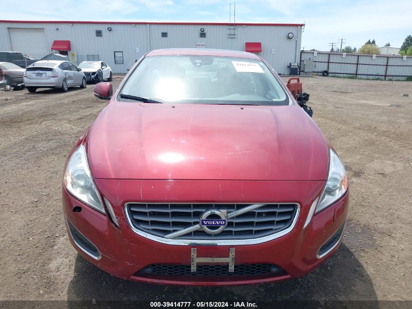 2011 Volvo S60 T6 VIN: YV1902FH4B2013562 Lot: 39414777