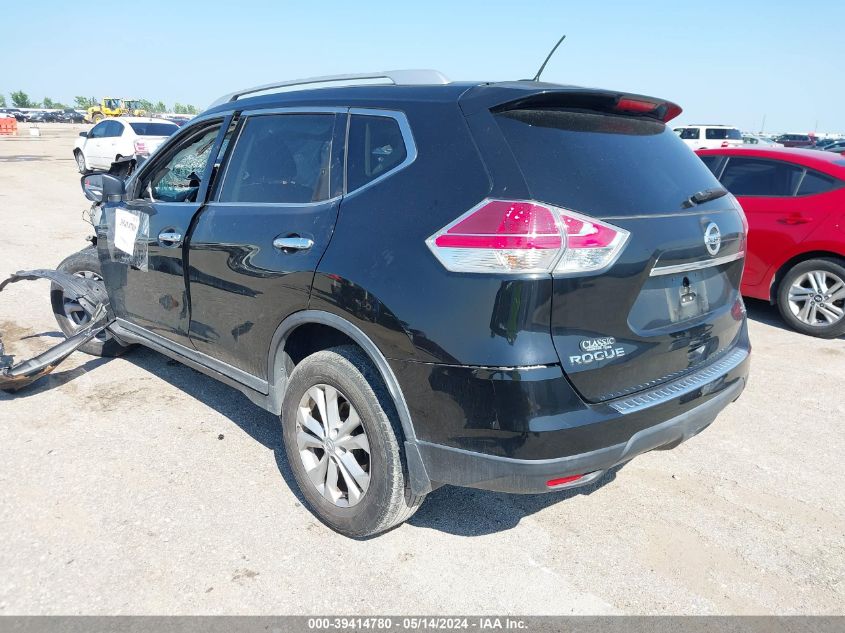 2016 Nissan Rogue Sv VIN: KNMAT2MT4GP660443 Lot: 39414780