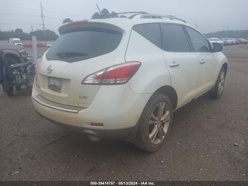 2011 Nissan Murano Le VIN: JN8AZ1MU5BW053097 Lot: 39414787