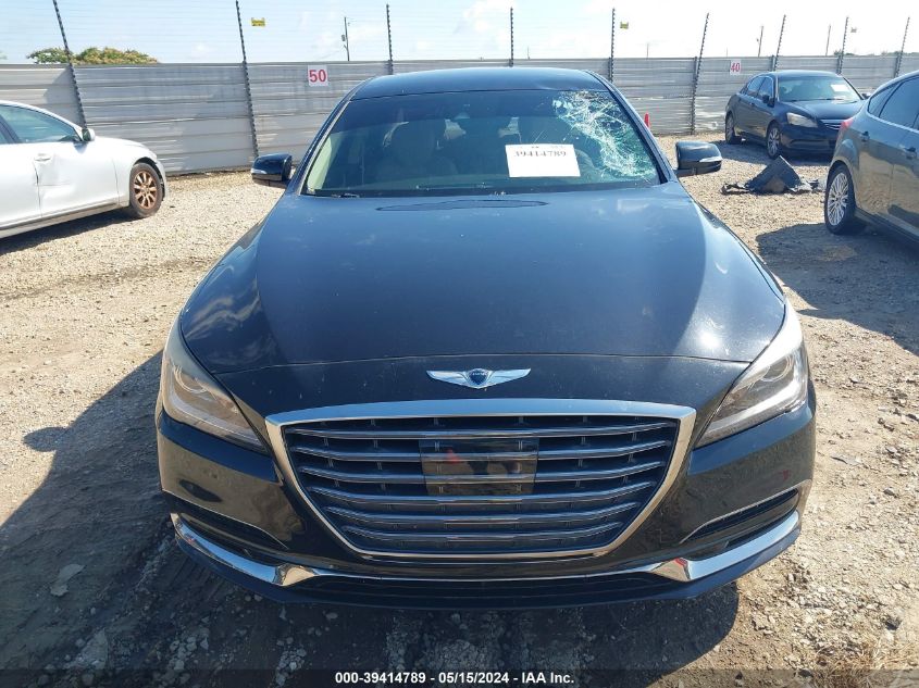 2018 Genesis G80 Premium/Ultimate VIN: KMHGN4JE1JU233425 Lot: 39414789