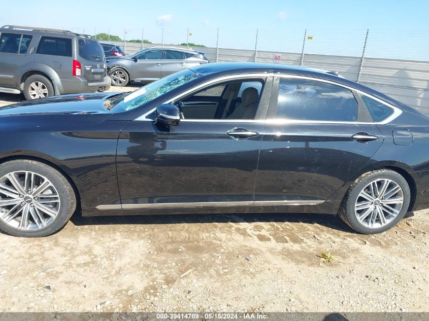 2018 Genesis G80 Premium/Ultimate VIN: KMHGN4JE1JU233425 Lot: 39414789