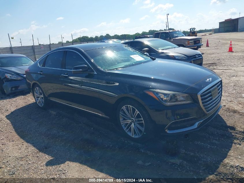 2018 Genesis G80 Premium/Ultimate VIN: KMHGN4JE1JU233425 Lot: 39414789