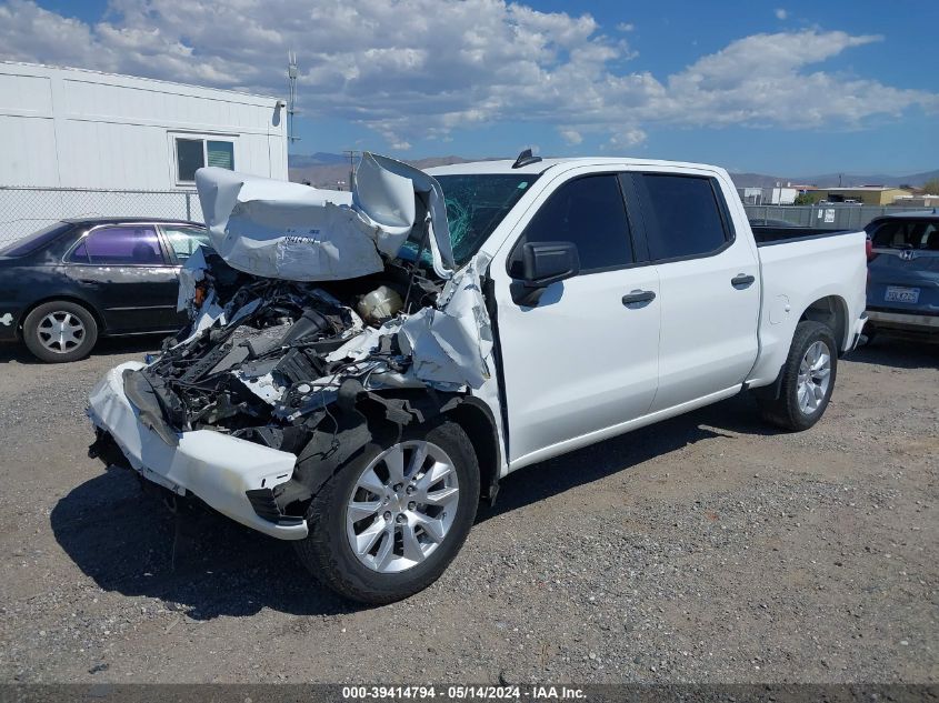 2022 Chevrolet Silverado 1500 Ltd 2Wd Short Bed Custom VIN: 3GCPWBEK5NG203052 Lot: 39414794