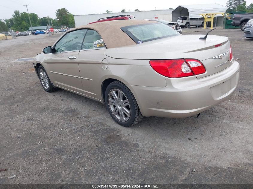 2008 Chrysler Sebring Limited VIN: 1C3LC65M88N692899 Lot: 39414799