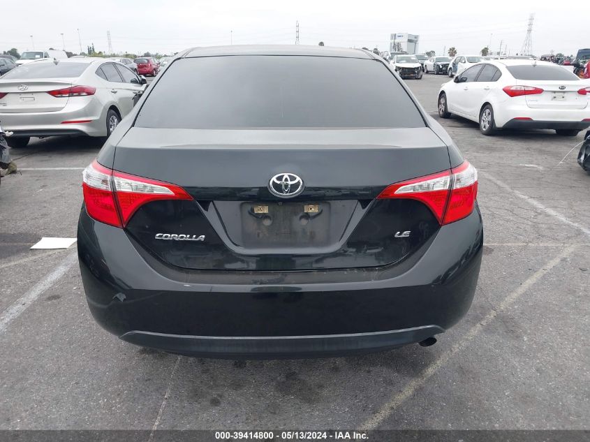 2016 Toyota Corolla Le Plus VIN: 5YFBURHEXGP509949 Lot: 39414800