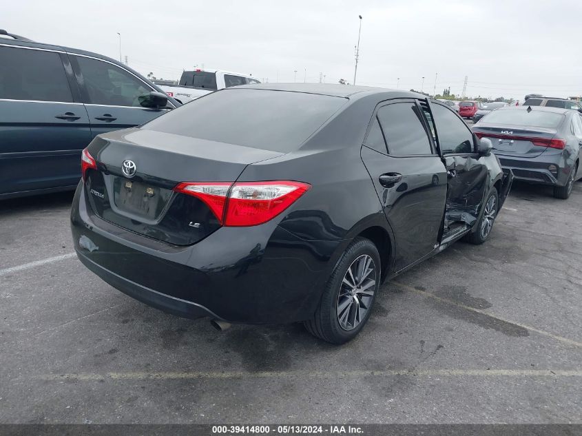 2016 TOYOTA COROLLA LE PLUS - 5YFBURHEXGP509949