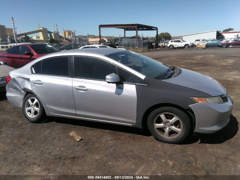 2012 Honda Civic Natural Gas VIN: 19XFB5F5XCE000619 Lot: 39414802