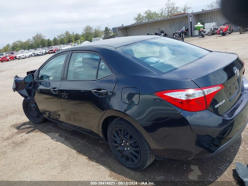 2016 Toyota Corolla Le VIN: 5YFBURHE4GP481288 Lot: 39414821