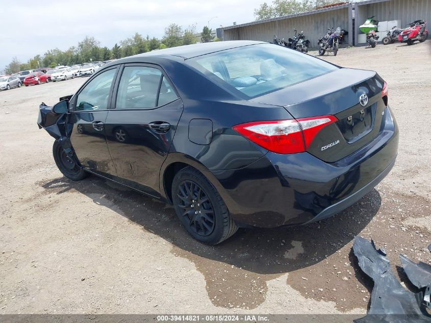 2016 Toyota Corolla Le VIN: 5YFBURHE4GP481288 Lot: 39414821