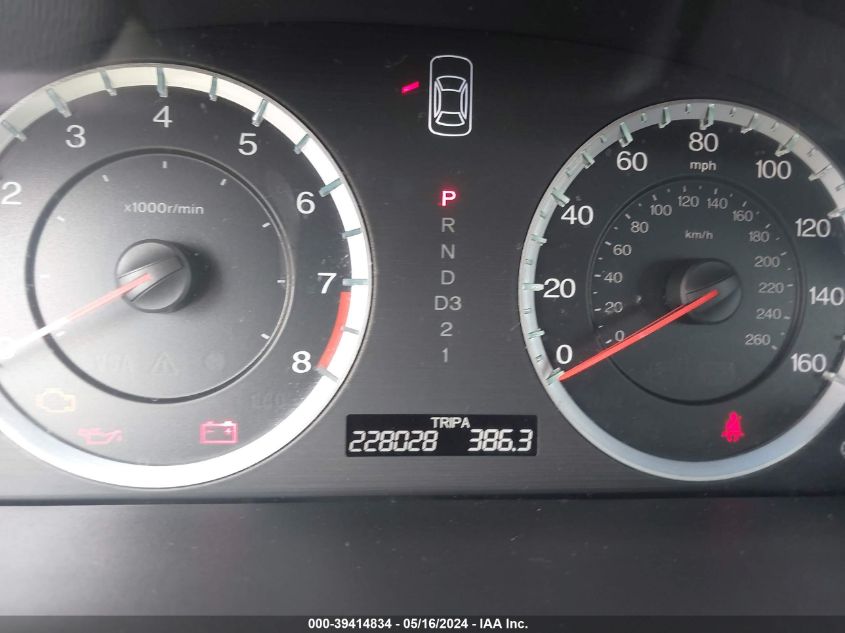 2010 Honda Accord 2.4 Ex-L VIN: 1HGCS1B81AA009402 Lot: 39414834