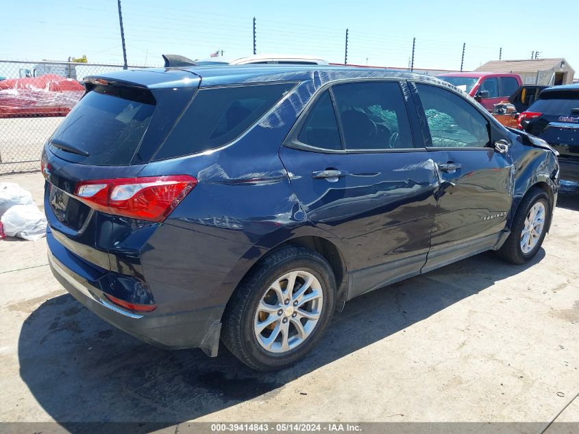 2018 Chevrolet Equinox Ls VIN: 3GNAXHEV2JL107159 Lot: 39414843