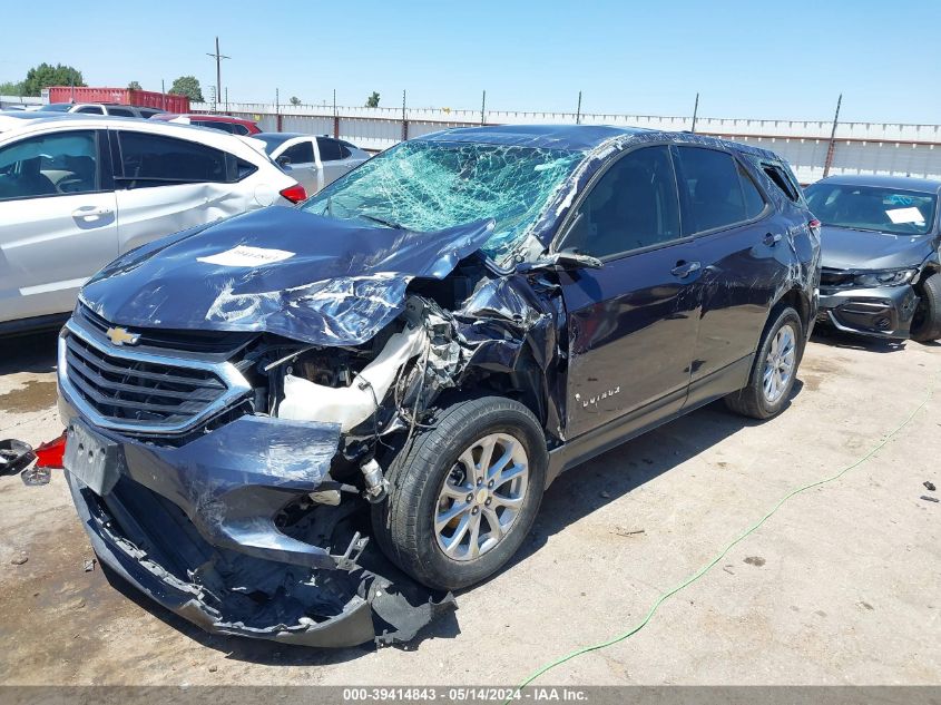 2018 Chevrolet Equinox Ls VIN: 3GNAXHEV2JL107159 Lot: 39414843