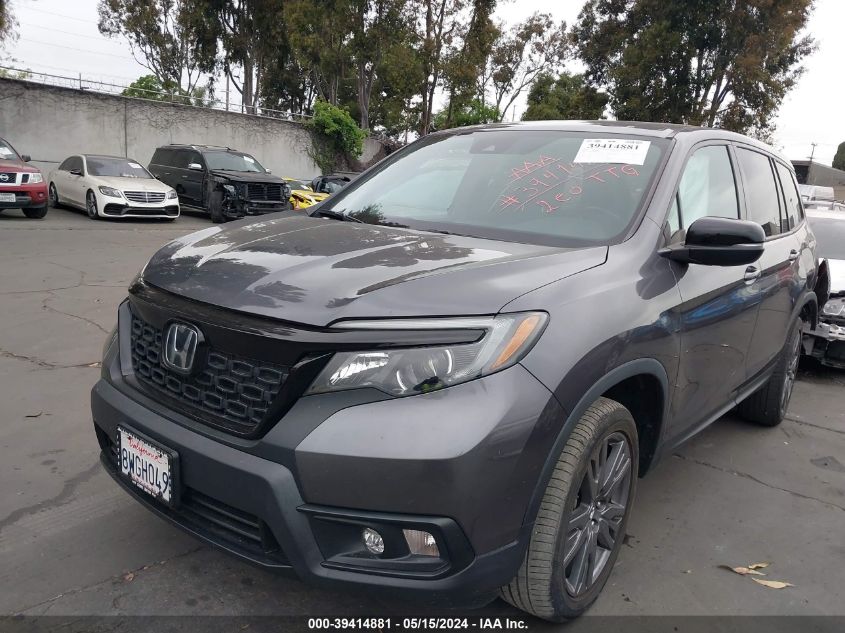 2021 Honda Passport Awd Ex-L VIN: 5FNYF8H53MB023957 Lot: 39414881