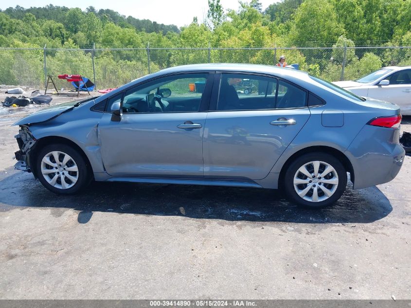 2020 Toyota Corolla Le VIN: 5YFEPRAE0LP092141 Lot: 39414890