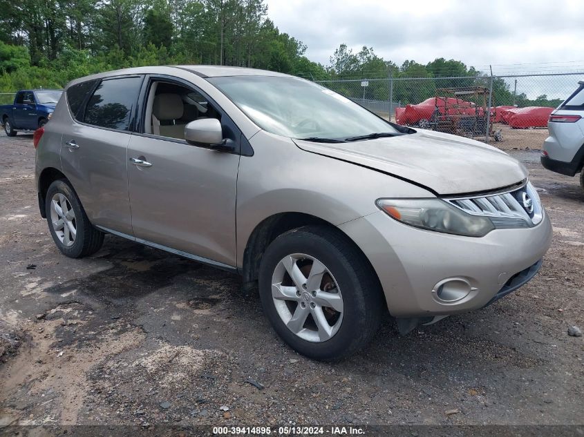 2010 Nissan Murano S VIN: JN8AZ1MU8AW015815 Lot: 39414895