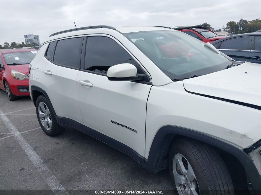 2020 Jeep Compass Latitude Fwd VIN: 3C4NJCBB8LT141344 Lot: 39414899