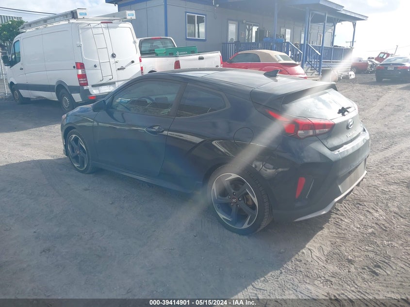 2019 Hyundai Veloster Turbo VIN: KMHTH6AB2KU010884 Lot: 39414901