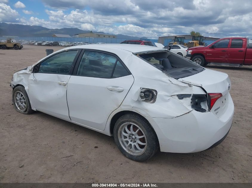 2018 Toyota Corolla Le VIN: 2T1BURHE7JC089574 Lot: 39414904