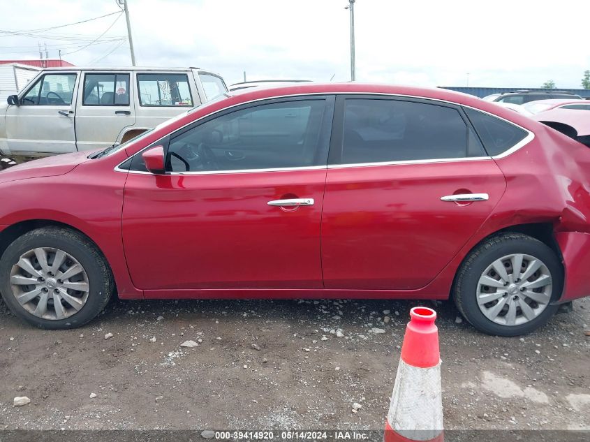 2014 Nissan Sentra Sv VIN: 3N1AB7AP0EY279534 Lot: 39414920