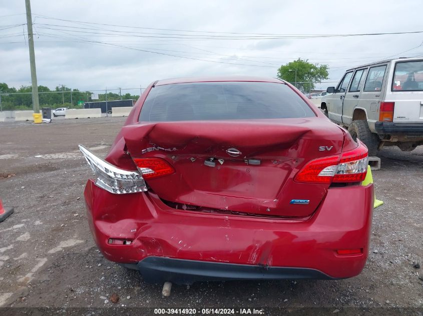 2014 Nissan Sentra Sv VIN: 3N1AB7AP0EY279534 Lot: 39414920