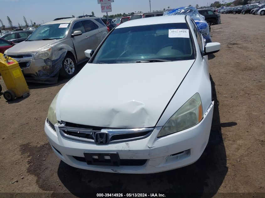 2007 Honda Accord 3.0 Se VIN: 1HGCM66477A051600 Lot: 39414926