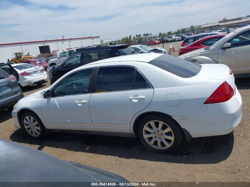 2007 Honda Accord 3.0 Se VIN: 1HGCM66477A051600 Lot: 39414926