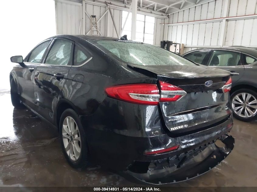 2020 Ford Fusion Se VIN: 3FA6P0HD9LR103019 Lot: 39414931