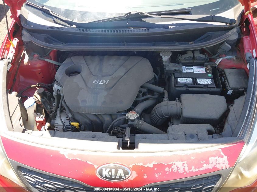 2014 Kia Rio Lx VIN: KNADM4A33E6350486 Lot: 39414934