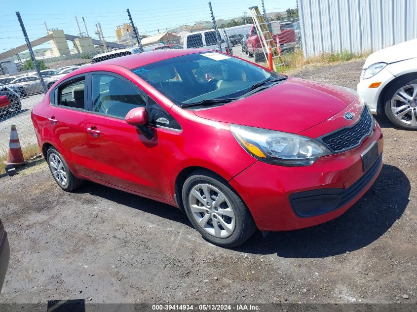 2014 Kia Rio Lx VIN: KNADM4A33E6350486 Lot: 39414934