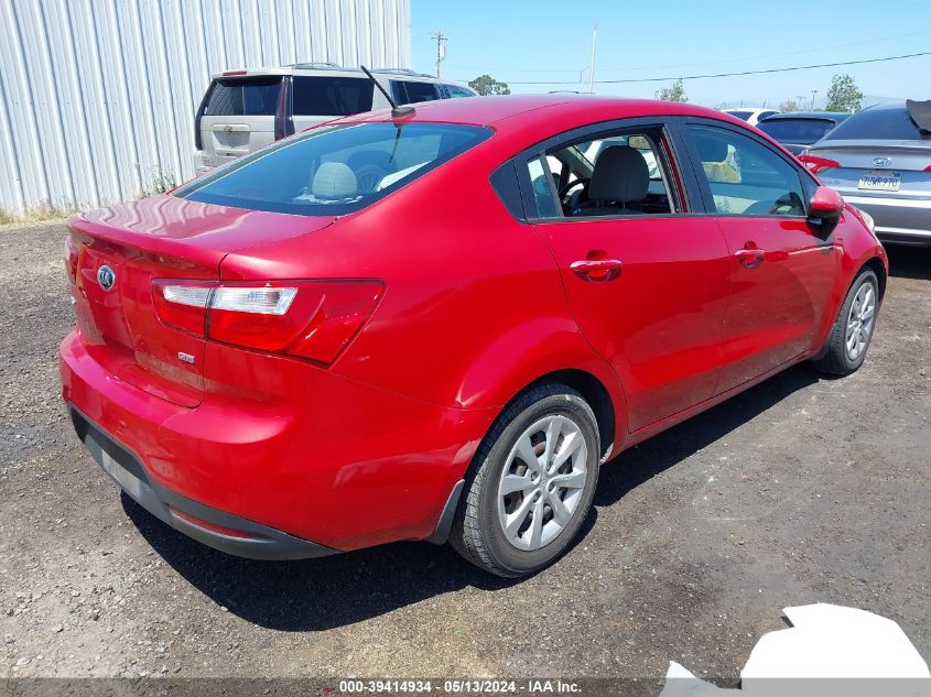 2014 Kia Rio Lx VIN: KNADM4A33E6350486 Lot: 39414934