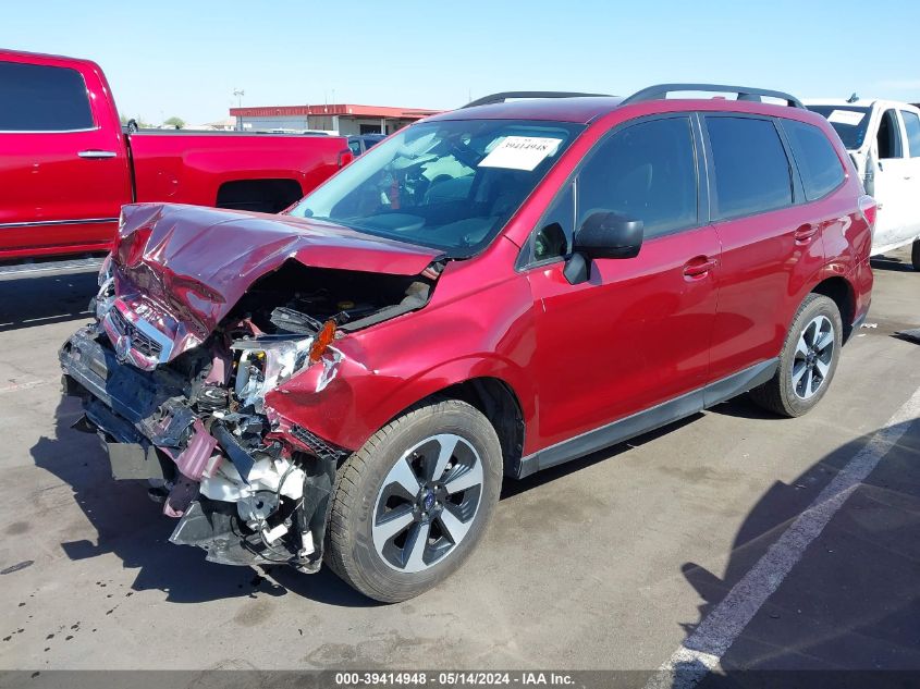 2017 Subaru Forester 2.5I VIN: JF2SJABC7HH812686 Lot: 39414948