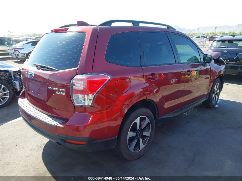 2017 Subaru Forester 2.5I VIN: JF2SJABC7HH812686 Lot: 39414948