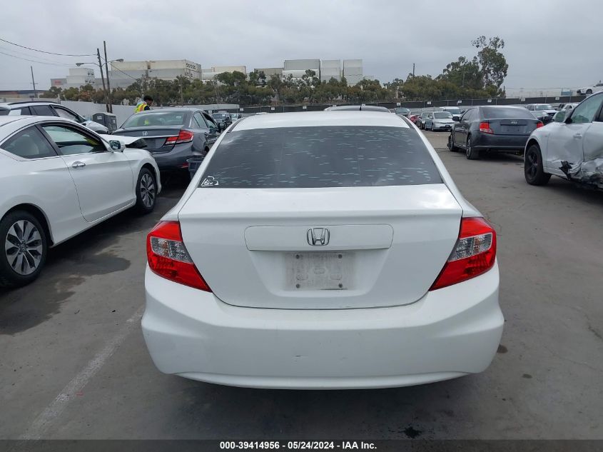 2012 Honda Civic Ex VIN: 19XFB2F80CE325160 Lot: 39414956