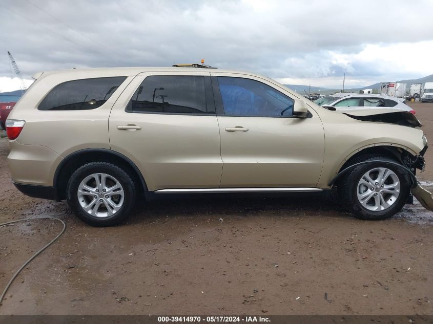2012 Dodge Durango Sxt VIN: 1C4RDJAGXCC205034 Lot: 39414970