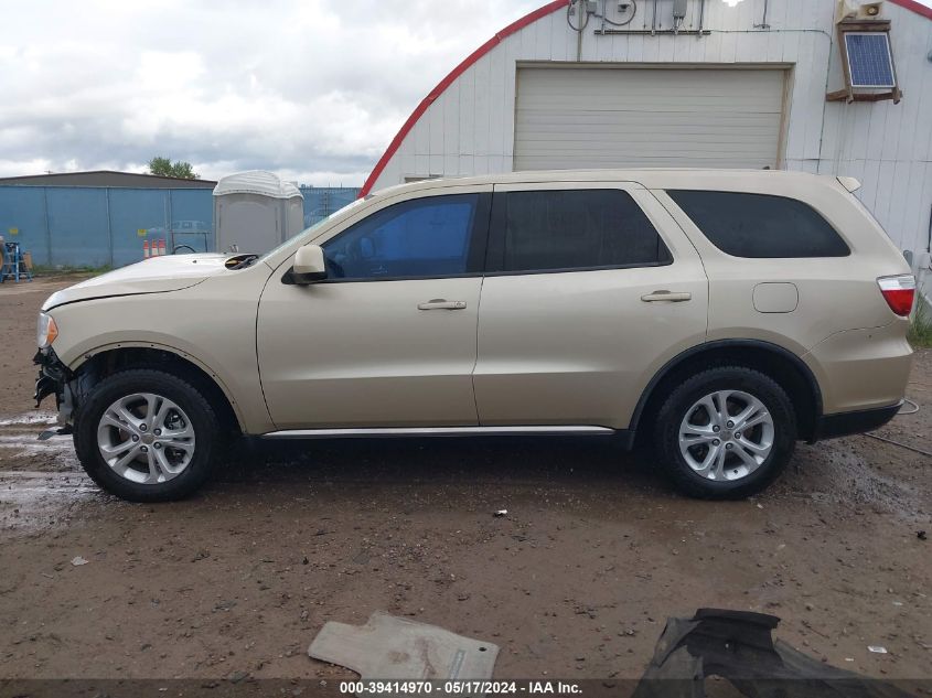 2012 Dodge Durango Sxt VIN: 1C4RDJAGXCC205034 Lot: 39414970