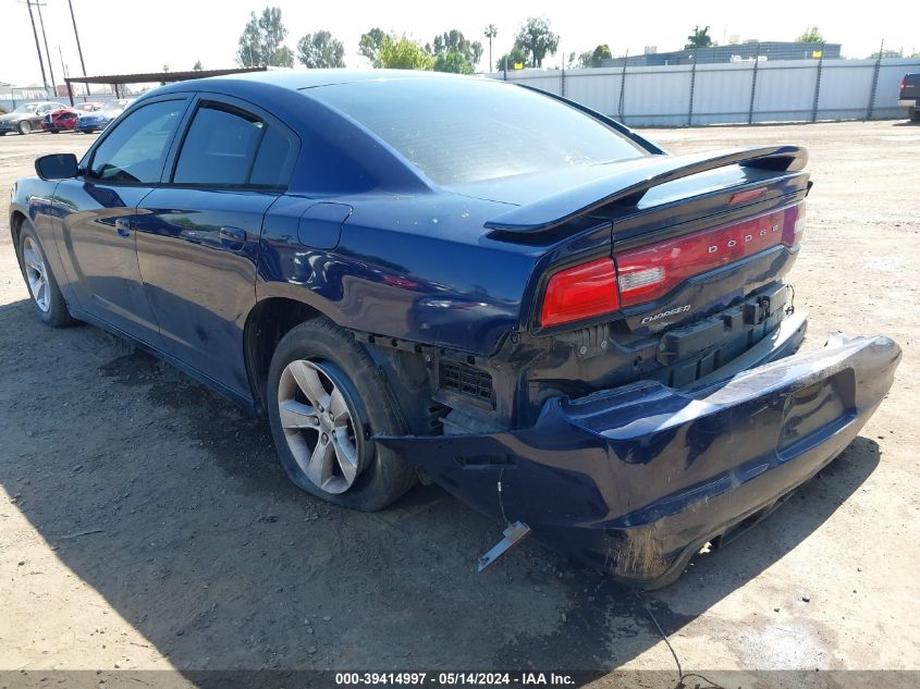 2013 Dodge Charger Se VIN: 2C3CDXBG8DH737862 Lot: 39414997