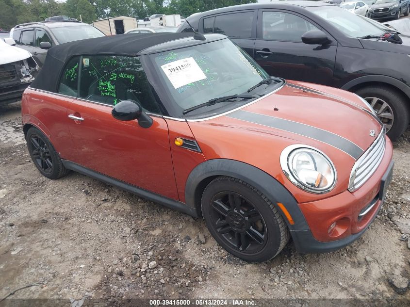 2014 Mini Convertible Cooper VIN: WMWZN3C50ET861067 Lot: 39415000