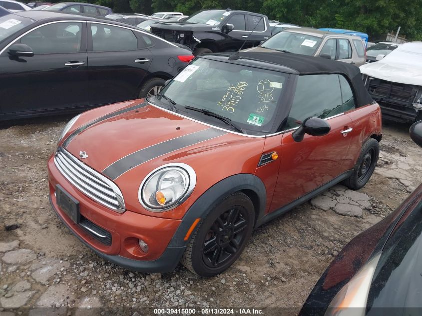 2014 Mini Convertible Cooper VIN: WMWZN3C50ET861067 Lot: 39415000