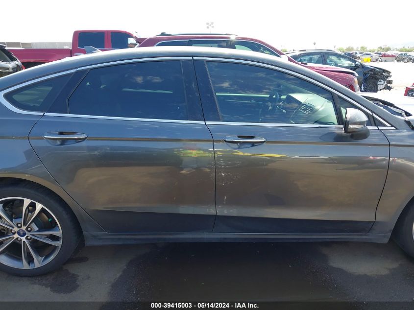 2019 FORD FUSION TITANIUM - 3FA6P0D93KR240702