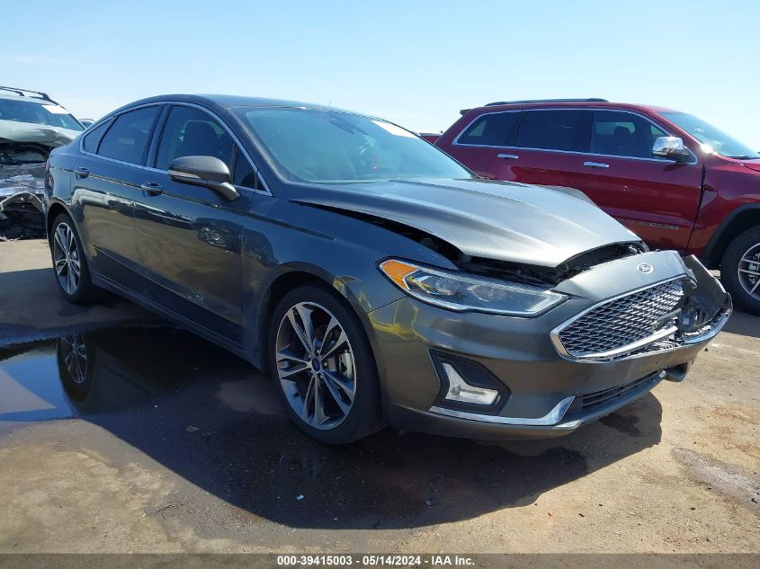 2019 FORD FUSION TITANIUM - 3FA6P0D93KR240702