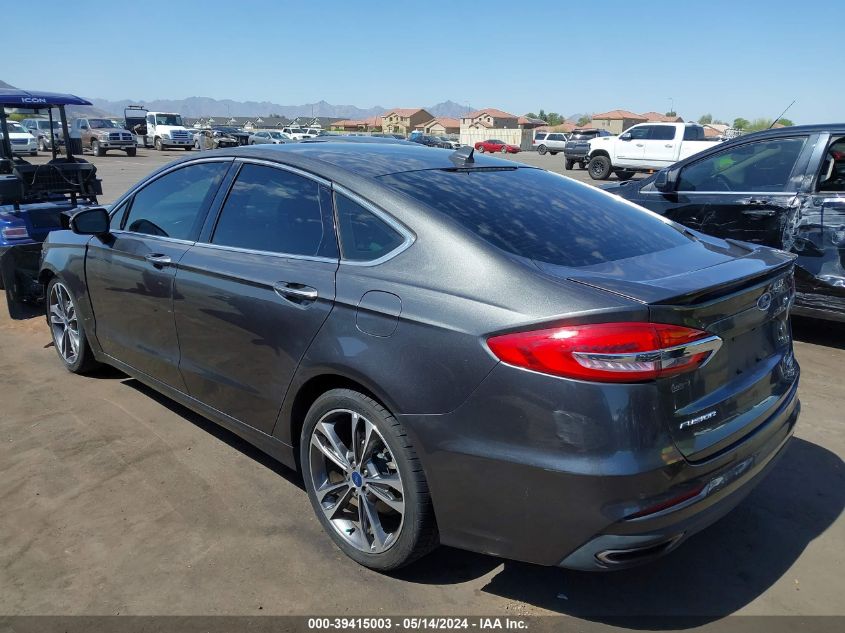 2019 Ford Fusion Titanium VIN: 3FA6P0D93KR240702 Lot: 39415003