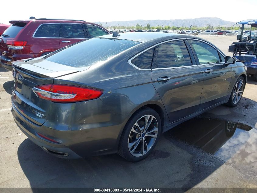 2019 FORD FUSION TITANIUM - 3FA6P0D93KR240702