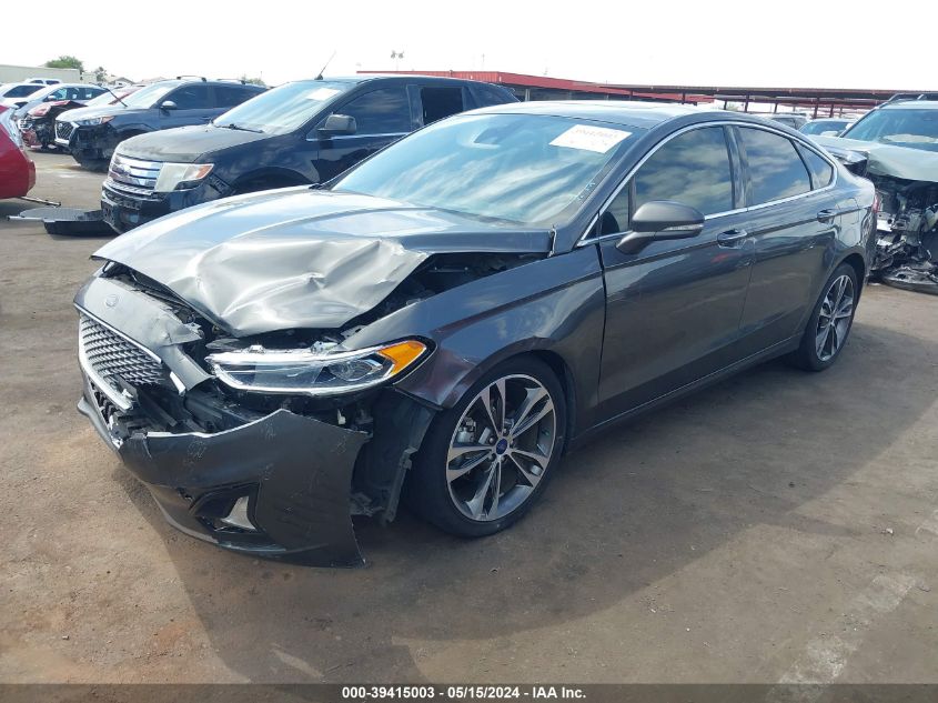 2019 Ford Fusion Titanium VIN: 3FA6P0D93KR240702 Lot: 39415003