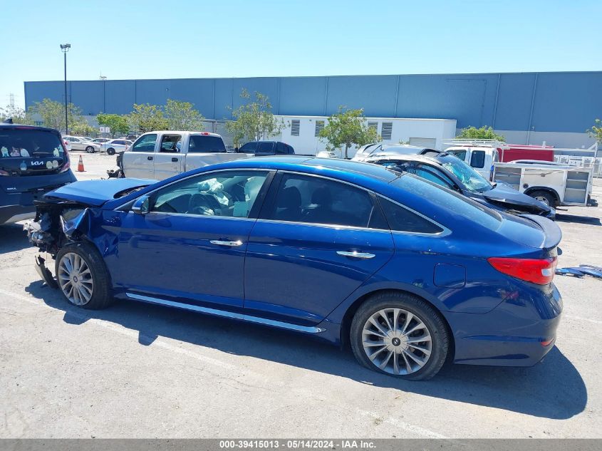 2015 Hyundai Sonata Limited VIN: 5NPE34AF9FH037244 Lot: 39415013