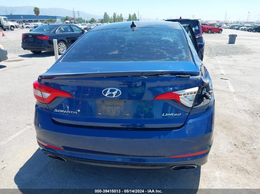 2015 Hyundai Sonata Limited VIN: 5NPE34AF9FH037244 Lot: 39415013