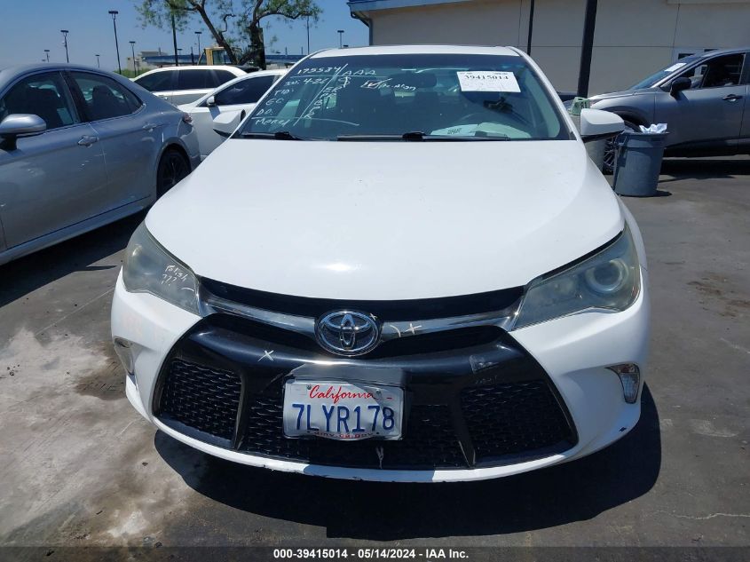 2015 Toyota Camry Le/Se/Xle/Xse VIN: 4T1BF1FK1FU075325 Lot: 39415014