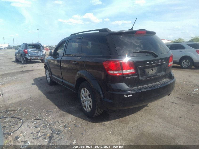 2014 Dodge Journey Se VIN: 3C4PDCAB7ET289456 Lot: 39415026