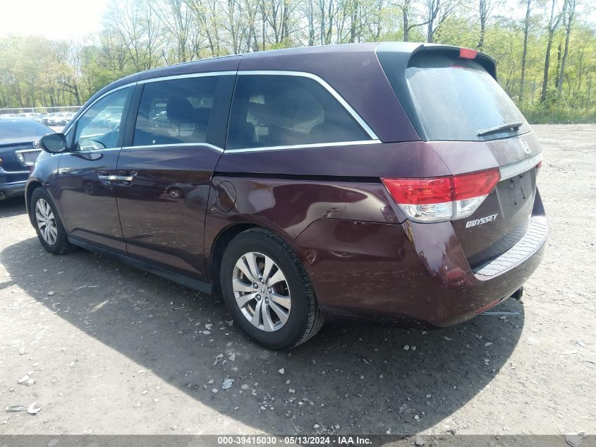 2014 Honda Odyssey Ex VIN: 5FNRL5H4XEB075509 Lot: 39415030